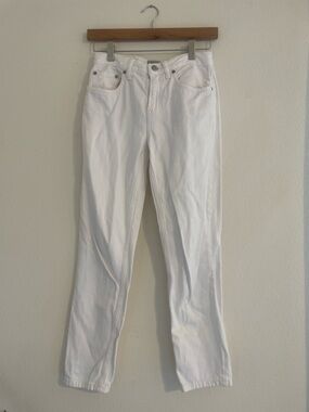 White Women's Straight-Leg Jeans
